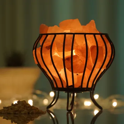 Picture of Salt Lamp Iron Basket